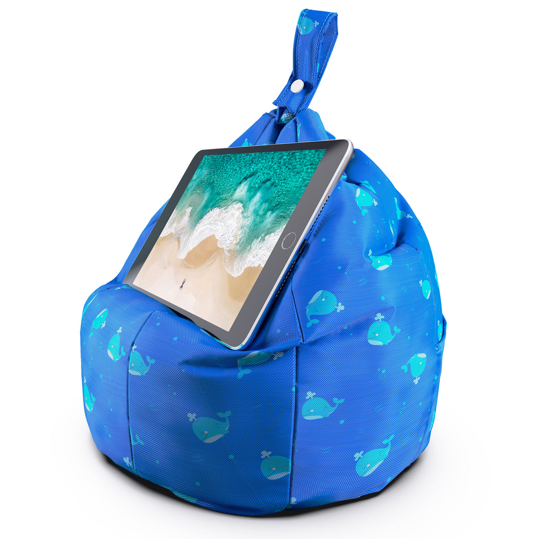 Kids Tablet stand with whale print